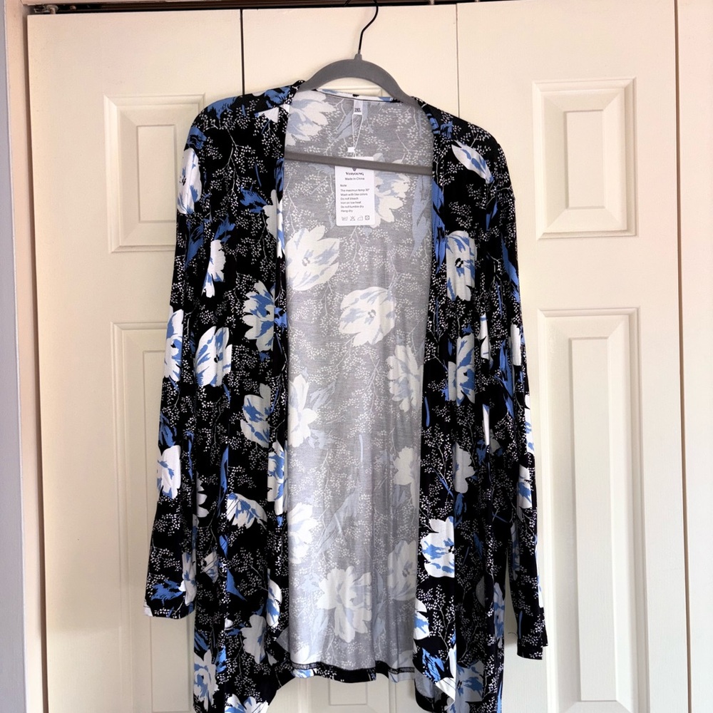 Veryoung Floral Open Cardigan